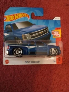 2024 Hot Wheels Short Card Chevy Silverado Then And Now 3/10 #207/250 blau - Bild 1 von 2
