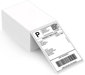 Thermal Direct Shipping Label (Pack of 500 4X6 per Fanfold Labels) - Commercial - Picture 1 of 12