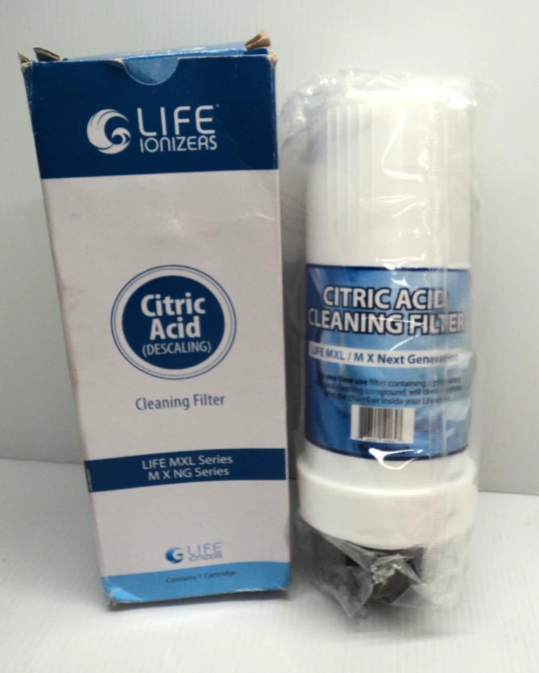 New Life Ionizers Citric Acid Cleaning/Scaling Filter for MXL M X NG Series - Image 1 of 1