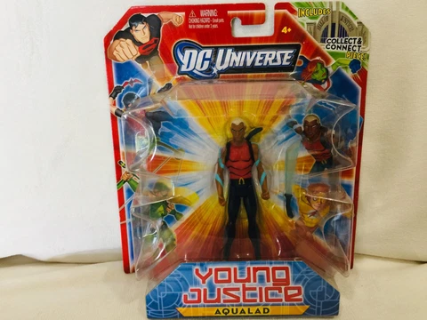 DC UNIVERSE YOUNG JUSTICE ACTION FIGURE AQUALAD MATTEL 2011 as Pictures New T34 Cover