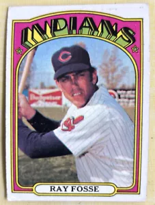 1972 Topps Ray Fosse Baseball Card #470 Indians Low-Grade Creased & O/C - Picture 1 of 2