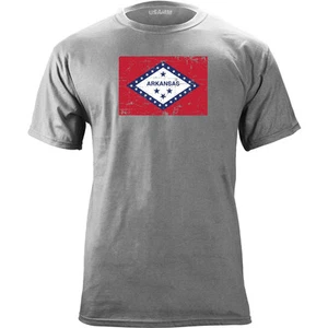 Arkansas State Flag Distressed T-Shirt - Bild 1 von 2