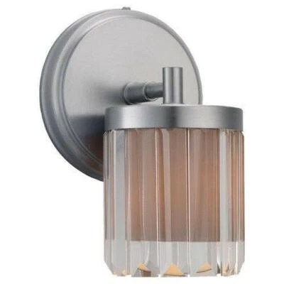 3 Iluminación Gaviota de Mar Nuit Noir Cristal 1 Luz Pared/Baño/Tocador 44690-841 Foto 1 de 2