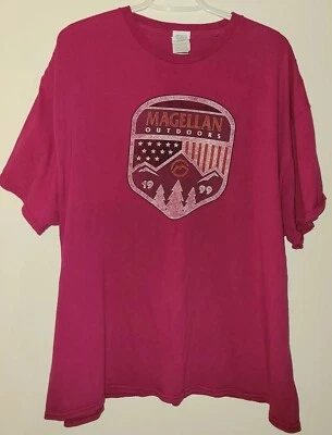 Camiseta De Colección Marca Delta 1999 Magellan Exterior Para Hombre Talla 2XL Rosa Púrpura Foto 1 de 4