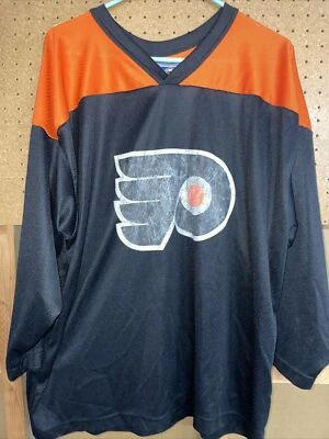 CAMISETA DE HÓQUEI PHILADELPHIA FLYERS NHL Vintage CCM Team Réplica Adulto Tamanho Grande - Imagem 1 de 4