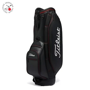 Titleist Aspire Cart Bag Golf Sports 5-way 9 × 47" Lightweight 2025 Black / Red - Picture 1 of 8