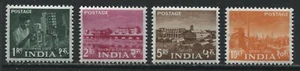 India 1955 various high values to 10 rupees unmounted mint NH - Foto 1 di 1