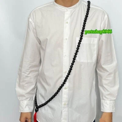 Rosario Amuleto Rezando Jade Negro 108 Cuentas 11mm. Piedras preciosas Mala meditación tailandesa Foto 1 de 4