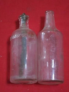 (2) APOTHECARY / PHARMACY/ LABORATORY BOTTLES ~ PEACOCK CHEM.CO. - Picture 1 of 10