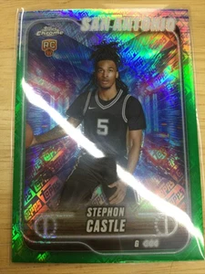 2024-25 Topps Cromo - Stephon Castle Verde/99 (RC) - Imagen 1 de 3