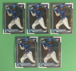 2024 Bowman Chrome Prospects Arjun Nimmala #BCP-142 *5 Card Lot* - Bild 1 von 2