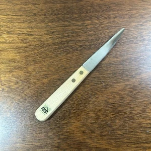 CUCHILLO POMELO HOEN de acero inoxidable dentado con mango de madera (Japón) - 71/4" L - Imagen 1 de 3