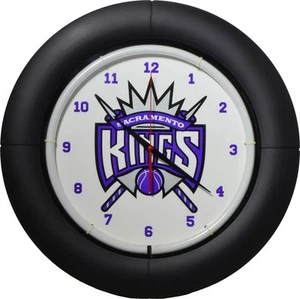 NBA Sacramento Kings Light Up Everbright Neon Wall Clock - Picture 1 of 1