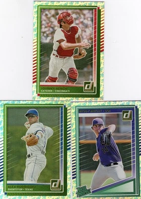 3-2025 Panini-Donruss ROCKET Foils JOHNNY BENCH, ALEX RODRIGUEZ, BRODY BRECHT - Image 1 of 2