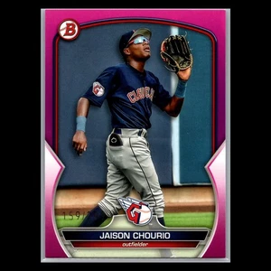 2023 Bowman - Prospects Jaison Chourio #BP-83 Fuschia /299 - Picture 1 of 2