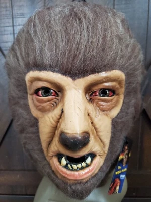 Маска Lon Chaney Entertainment The Wolf Man коричневый мех Universal Studios ужасы N - Изображение 1 из 4