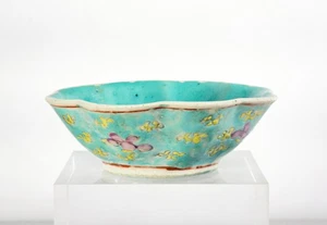 ⚜️ ANTICA CIOTOLA CERAMICA SMALTO CINA EPOCA 1900 PIATTO PORCELLANA CINESE - Foto 1 di 7