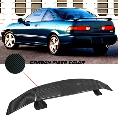 52" Carbon Fiber Spoiler Wing Rear Trunk Wing GT Style For Acura Integra LS Foto 1 de 4