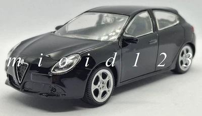 ALFA ROMEO GIULIETTA  [ Nera ] - 1/43 Die-cast MondoMotors - Immagine 1 di 4