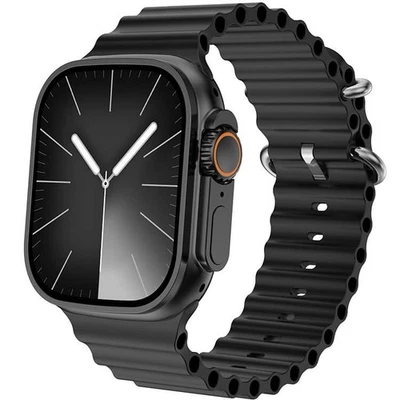 Smart Watch HK Ultra 3 - Bluetooth Call, Touchscreen, App Control, Black ✅ - Image 1 of 4