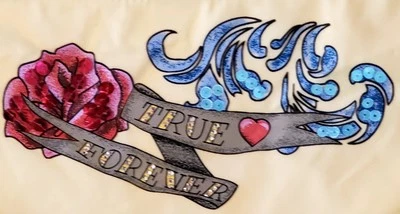 Nuevo Fondo de Bikini Y2K Victoria’s Secret Amarillo True Forever Lentejuelas Rosa Talla M  Foto 1 de 4