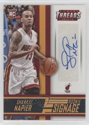 2014-15 Panini Threads Rookie Signage Shabazz Napier #19 Auto RC - Image 1 of 2