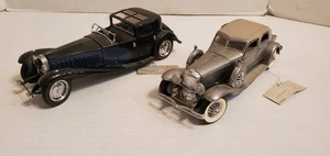 (2) Franklin Mint Precision Diecast Cars 1930 Bugatti Royale & 1933 Duesensberg - Bild 1 von 10