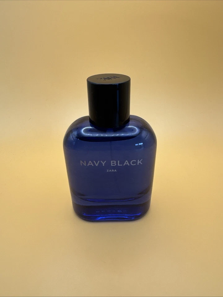 ZARA Perfume Hombre Azul Marino Negro Eau De Toilette Fragancia 2.7 Fl.oz 80 ml Marca Nuevo Sin Caja Foto 1 de 4