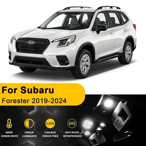Kit de bombilla domo de luz LED interior súper blanca de 8 piezas para Subaru Forester 2019-2024 - Imagen 1 de 11