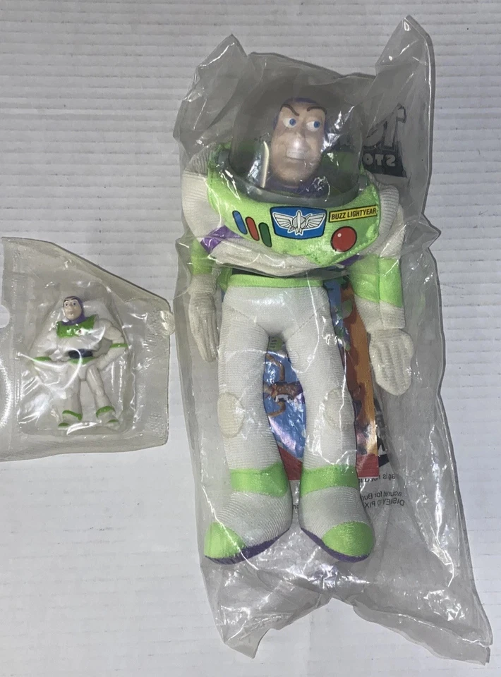 Винтажный лот 1990-х TOY STORY 2 Buzz Lightyear General Mills хлопья прем. Burger King - Изображение 1 из 4