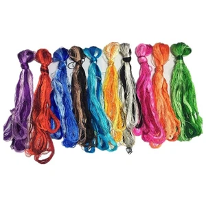 50/100/200 colors natural mulberry silk embroidery floss thread cross stitch DIY - Picture 1 of 11