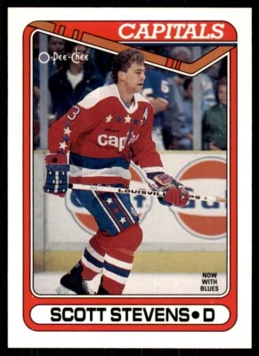 1990-91 O-Pee-Chee Scott Stevens . St. Louis Blues #211 - Image 1 of 2