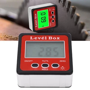 Bevel Box Magnetic Level Box Digitaler Winkelmesser Winkelmesser Neigungsmesser- - Bild 1 von 11