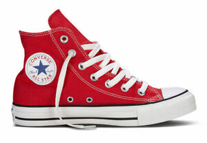 Scarpe Converse All Star Hi Alte Uomo Donna Ragazzo Rosso Red 36 37 38 39 40 41