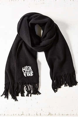 NEW  Authentic Urban Outfitters Icon Scarf /  Black - Image 1 of 4