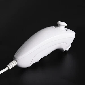 NEW NUNCHUCK NUNCHUK CONTROLLER REMOTE FOR NINTENDO Wii & WII U US - Picture 1 of 45