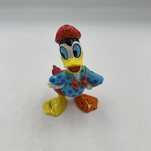 Disney Britto Donald Duck Mini Figurine 4033972 Rare Retired - Picture 1 of 5