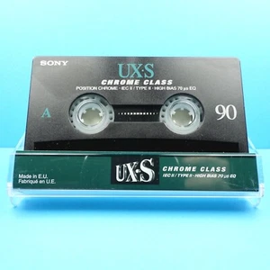 🍒 1x SONY UX-S 90 * IEC II Type 2 * Tape Cassette Kassette кассета * 1999 - Bild 1 von 4