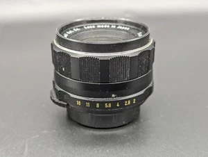 Asahi Pentax SMC Takumar 55mm F2 Lens,M42 fit WORKING-PARTS - Picture 1 of 10