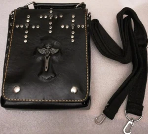  Bolso de hombro cruzado cuero gran calidad ciclistas bolso cruzado  - Imagen 1 de 3