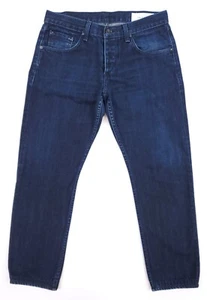 Pantalones de mezclilla azul rag & bone talla 32 edición estándar ajuste 2 pierna delgada botón mosca - Imagen 1 de 13