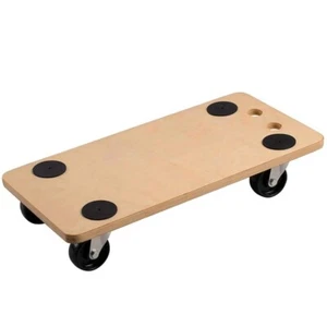 Carrello Sottovaso con Ruote in Legno per Piante Pesanti, 60x30x11 cm - 3178 - Foto 1 di 5