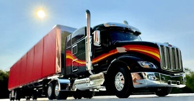 DCP First Gear 1/64 Peterbilt 579 Diecast 53' Utility Roll Tarp Trailer 60-1610 - Image 1 of 4