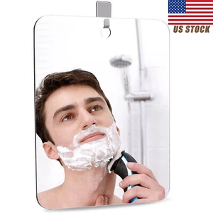 Espejo de ducha sin niebla de 6,7"X5,1" para espejo de afeitar colgante de pared - baño nuevo - Imagen 1 de 12