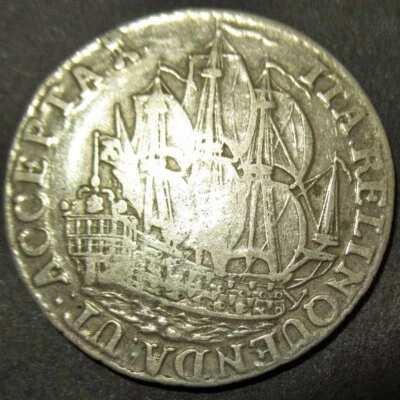 Certificate of Authenticity Silver 1765 Colonial New York Ship Shilling Zeeland - Image 1 of 4