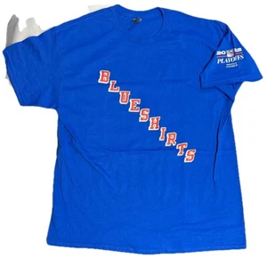 New York Rangers 2022 NHL Stanley Cup Playoffs MSG Chase Men’s XL Shirt New Mint - Picture 1 of 5
