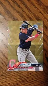 2018 TOPPS UPDATE LEONYS MARTIN OF INDIANS #US149 GOLD 10817/2018 SP - Picture 1 of 2