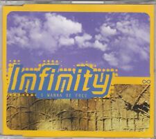 infinity - i wanna be free ( radio edit / club mix / space in (UK IMPORT) CD NEW