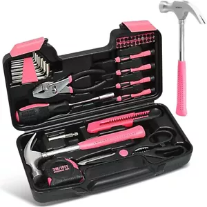 Tool Set 39Pcs Household Hand Tool Kit Home Repair Maintenance Garage Equipment - Picture 1 of 13