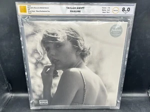 Taylor Swift Folklore Meet Me Behind The Mall Grey Vinyl Album VMG 8 NEW SEALED - Imagen 1 de 2